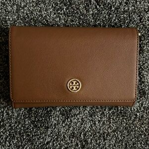 Tory Burch Robinson Brown Crossbody